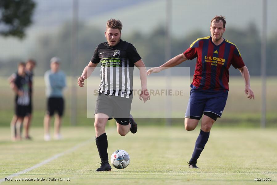 Niklas Christ, Fabio Harde, Sportgelände, Retzbach, 25.06.2021, Freundschaftsspiele, sport, action, Fussball, Deutschland, Juni 2021, Saison 2021/2022, BSC, TSV, BSC Aura, TSV Retzbach - Bild-ID: 2296576