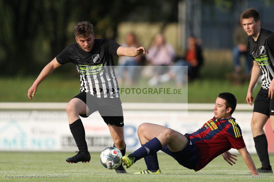 Lukas Wolf, Fabio Harde, Sportgelände, Retzbach, 25.06.2021, Freundschaftsspiele, sport, action, Fussball, Deutschland, Juni 2021, Saison 2021/2022, BSC, TSV, BSC Aura, TSV Retzbach - Bild-ID: 2296592