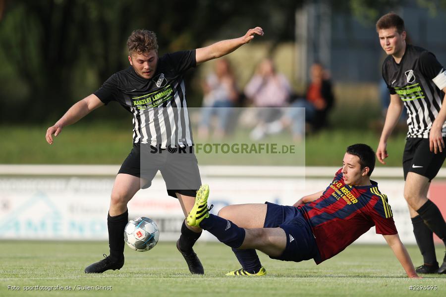 Lukas Wolf, Fabio Harde, Sportgelände, Retzbach, 25.06.2021, Freundschaftsspiele, sport, action, Fussball, Deutschland, Juni 2021, Saison 2021/2022, BSC, TSV, BSC Aura, TSV Retzbach - Bild-ID: 2296593