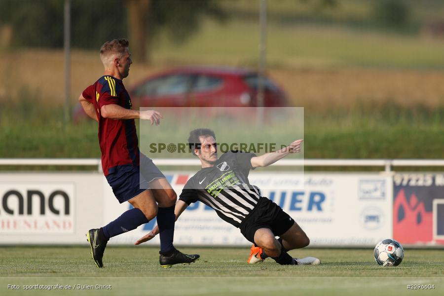 Timo Rützel, Christopher Ollanketo, Sportgelände, Retzbach, 25.06.2021, Freundschaftsspiele, sport, action, Fussball, Deutschland, Juni 2021, Saison 2021/2022, BSC, TSV, BSC Aura, TSV Retzbach - Bild-ID: 2296604
