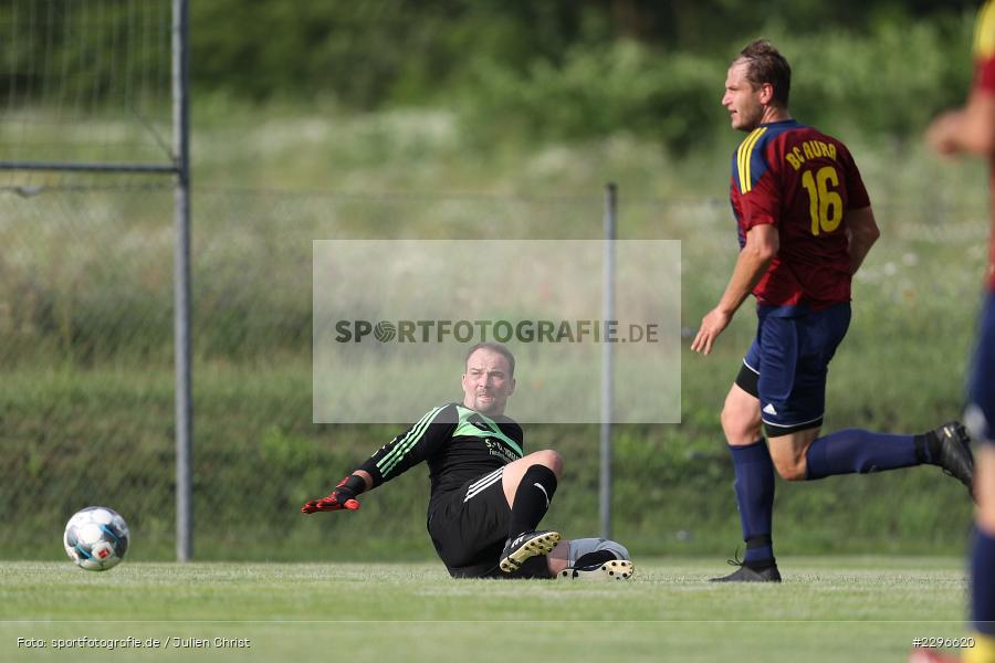 Marcel Katzenberger, Sportgelände, Retzbach, 25.06.2021, Freundschaftsspiele, sport, action, Fussball, Deutschland, Juni 2021, Saison 2021/2022, BSC, TSV, BSC Aura, TSV Retzbach - Bild-ID: 2296620