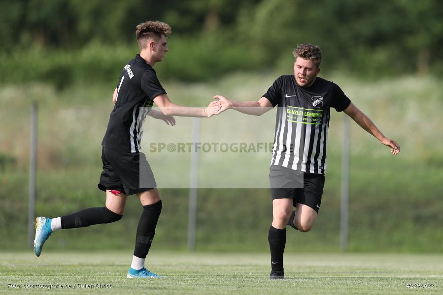 Fabio Harde, Luca Hilbert, Sportgelände, Retzbach, 25.06.2021, Freundschaftsspiele, sport, action, Fussball, Deutschland, Juni 2021, Saison 2021/2022, BSC, TSV, BSC Aura, TSV Retzbach - Bild-ID: 2296622