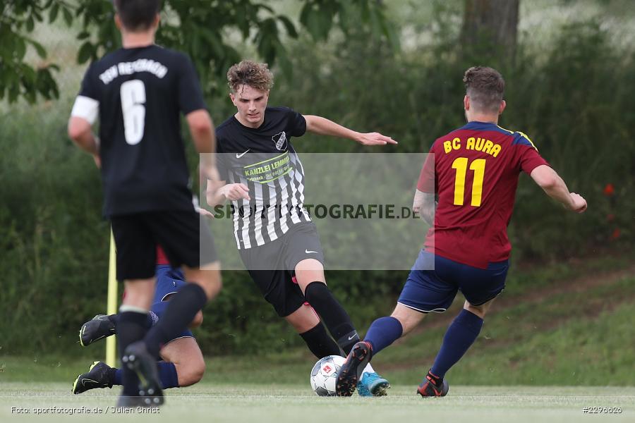 Luca Hilbert, Sportgelände, Retzbach, 25.06.2021, Freundschaftsspiele, sport, action, Fussball, Deutschland, Juni 2021, Saison 2021/2022, BSC, TSV, BSC Aura, TSV Retzbach - Bild-ID: 2296626