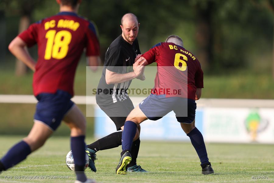 Timo Rützel, Jonas Schmitt, Sportgelände, Retzbach, 25.06.2021, Freundschaftsspiele, sport, action, Fussball, Deutschland, Juni 2021, Saison 2021/2022, BSC, TSV, BSC Aura, TSV Retzbach - Bild-ID: 2296676