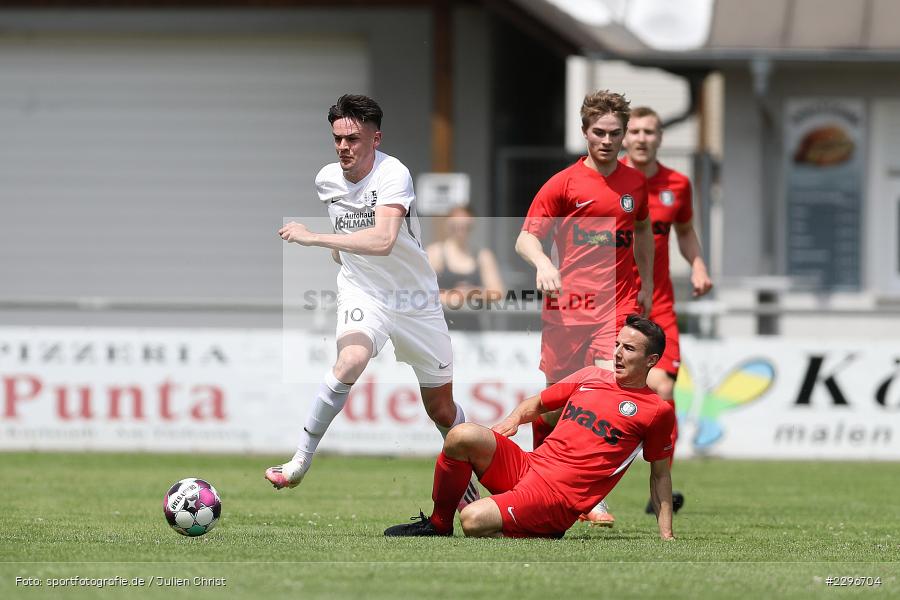 Alexander Beck, Jan Martin, Sportgelände, Karlburg, 27.06.2021, Freundschaftsspiele, sport, action, Fussball, Deutschland, Juni 2021, Saison 2021/2022, TUS, TSV, TuS Frammersbach, TSV Karlburg - Bild-ID: 2296704