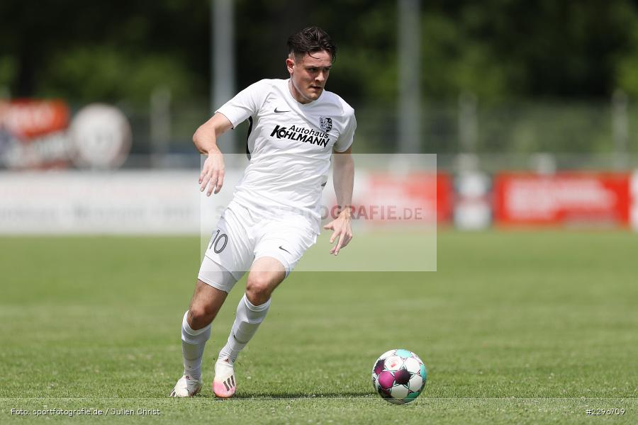 Jan Martin, Sportgelände, Karlburg, 27.06.2021, Freundschaftsspiele, sport, action, Fussball, Deutschland, Juni 2021, Saison 2021/2022, TUS, TSV, TuS Frammersbach, TSV Karlburg - Bild-ID: 2296709