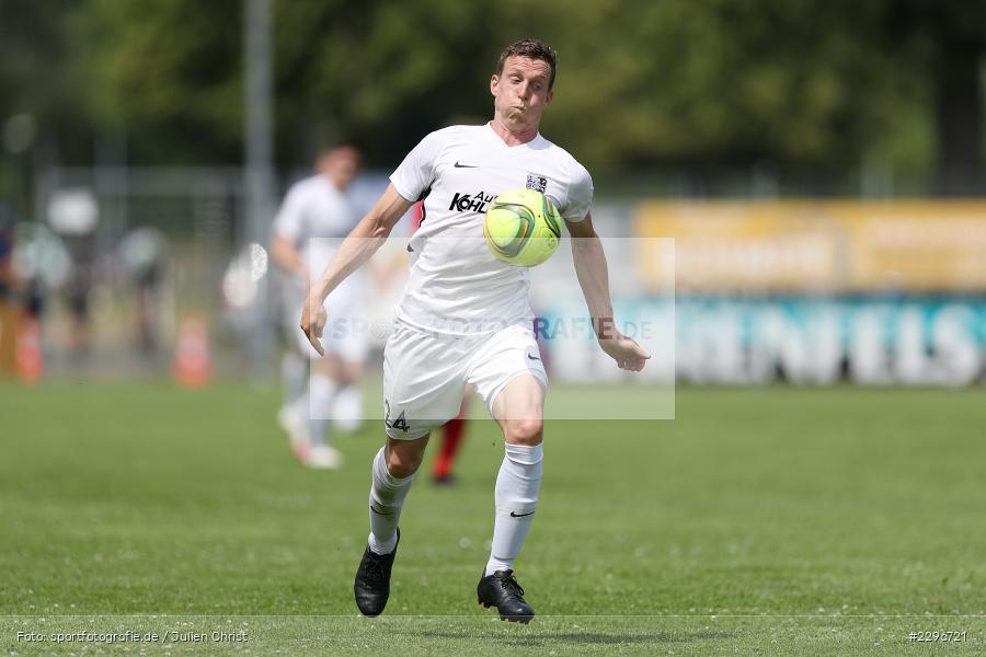 Sebastian Fries, Sportgelände, Karlburg, 27.06.2021, Freundschaftsspiele, sport, action, Fussball, Deutschland, Juni 2021, Saison 2021/2022, TUS, TSV, TuS Frammersbach, TSV Karlburg - Bild-ID: 2296721