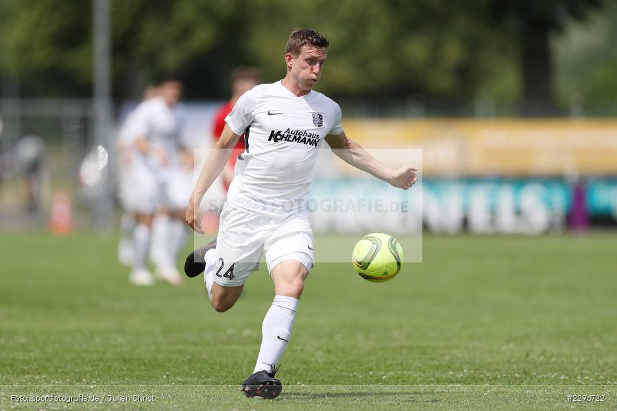 Sebastian Fries, Sportgelände, Karlburg, 27.06.2021, Freundschaftsspiele, sport, action, Fussball, Deutschland, Juni 2021, Saison 2021/2022, TUS, TSV, TuS Frammersbach, TSV Karlburg - Bild-ID: 2296722