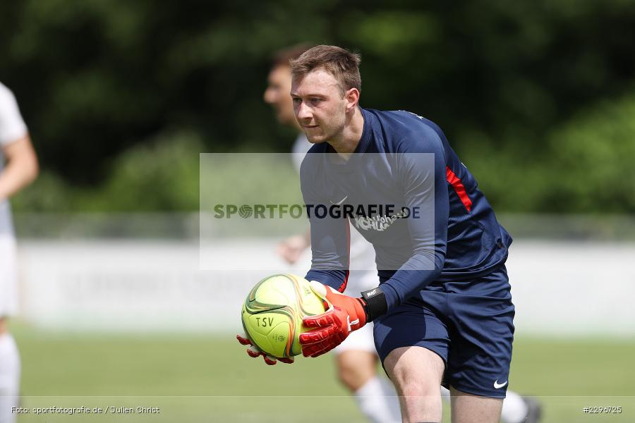 Jonas Kohlhepp, Sportgelände, Karlburg, 27.06.2021, Freundschaftsspiele, sport, action, Fussball, Deutschland, Juni 2021, Saison 2021/2022, TUS, TSV, TuS Frammersbach, TSV Karlburg - Bild-ID: 2296725