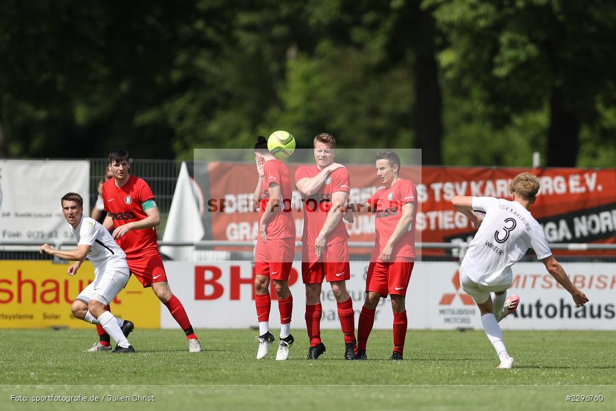 Adrian Winter, Sportgelände, Karlburg, 27.06.2021, Freundschaftsspiele, sport, action, Fussball, Deutschland, Juni 2021, Saison 2021/2022, TUS, TSV, TuS Frammersbach, TSV Karlburg - Bild-ID: 2296760