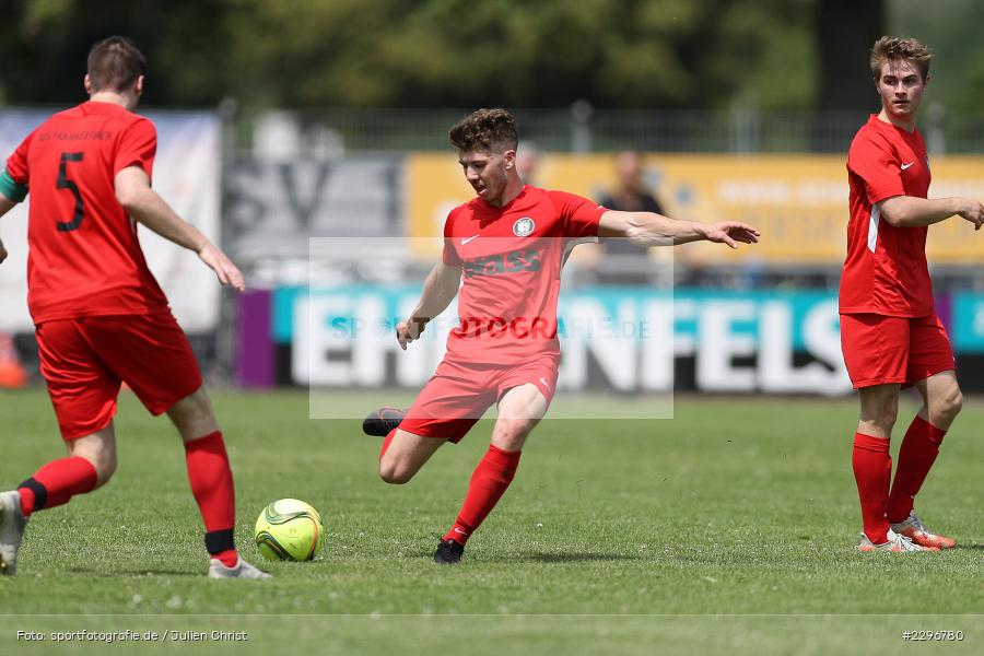 Maximilian Baur, Sportgelände, Karlburg, 27.06.2021, Freundschaftsspiele, sport, action, Fussball, Deutschland, Juni 2021, Saison 2021/2022, TUS, TSV, TuS Frammersbach, TSV Karlburg - Bild-ID: 2296780