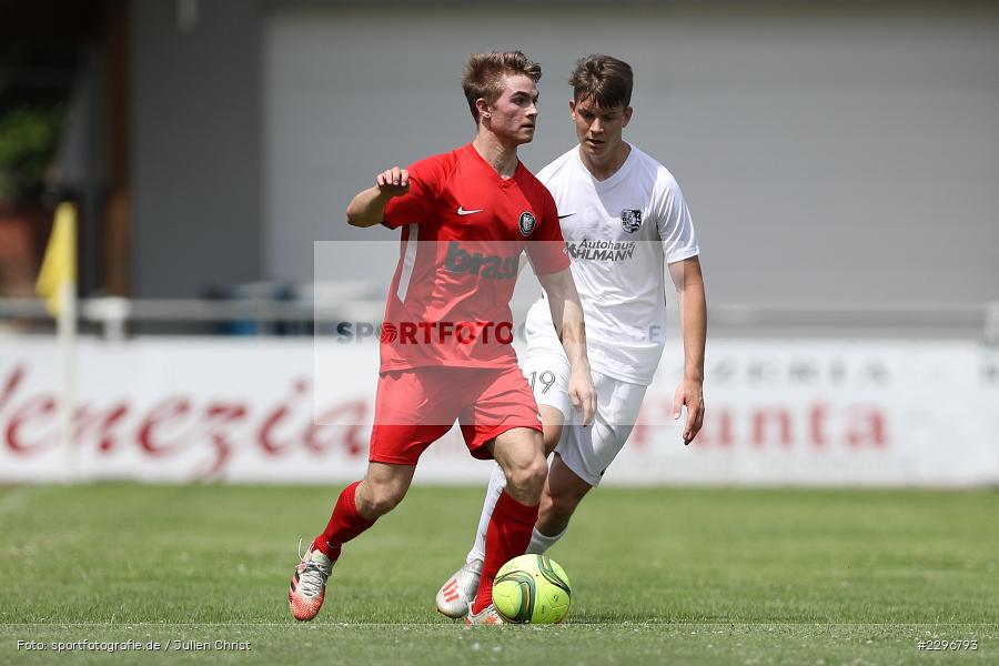 Tim Zachrau, Sportgelände, Karlburg, 27.06.2021, Freundschaftsspiele, sport, action, Fussball, Deutschland, Juni 2021, Saison 2021/2022, TUS, TSV, TuS Frammersbach, TSV Karlburg - Bild-ID: 2296793