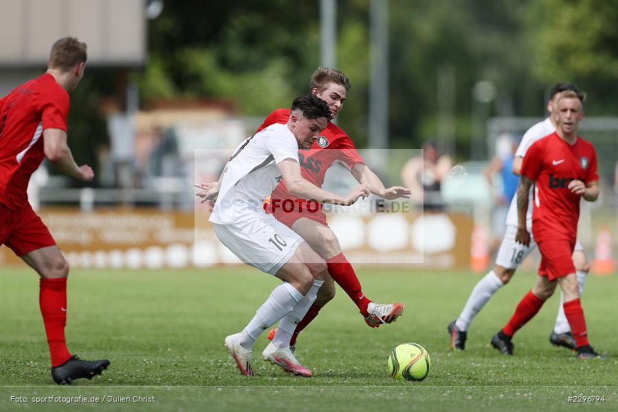 Jan Martin, Sportgelände, Karlburg, 27.06.2021, Freundschaftsspiele, sport, action, Fussball, Deutschland, Juni 2021, Saison 2021/2022, TUS, TSV, TuS Frammersbach, TSV Karlburg - Bild-ID: 2296794