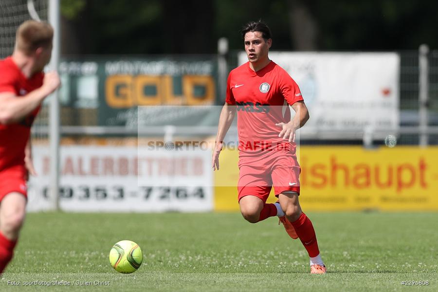 Maurice Matreux, Sportgelände, Karlburg, 27.06.2021, Freundschaftsspiele, sport, action, Fussball, Deutschland, Juni 2021, Saison 2021/2022, TUS, TSV, TuS Frammersbach, TSV Karlburg - Bild-ID: 2296808
