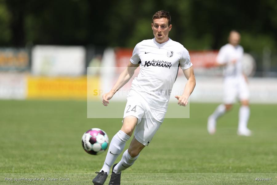 Sebastian Fries, Sportgelände, Karlburg, 27.06.2021, Freundschaftsspiele, sport, action, Fussball, Deutschland, Juni 2021, Saison 2021/2022, TUS, TSV, TuS Frammersbach, TSV Karlburg - Bild-ID: 2296811