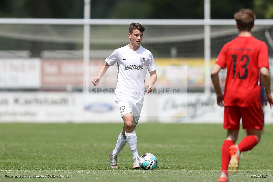 Fabio Gobbo, Sportgelände, Karlburg, 27.06.2021, Freundschaftsspiele, sport, action, Fussball, Deutschland, Juni 2021, Saison 2021/2022, TUS, TSV, TuS Frammersbach, TSV Karlburg - Bild-ID: 2296827