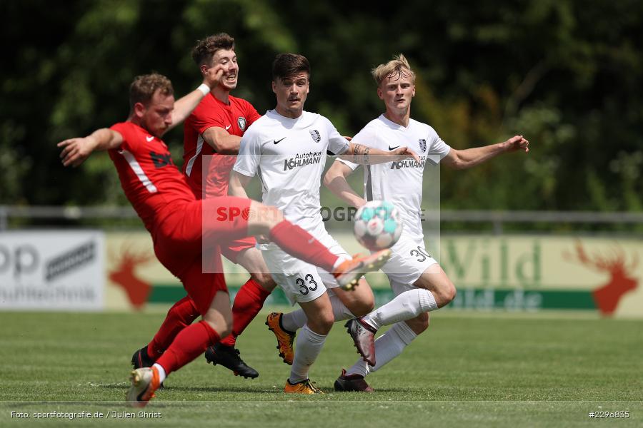 Nico Franz, Sportgelände, Karlburg, 27.06.2021, Freundschaftsspiele, sport, action, Fussball, Deutschland, Juni 2021, Saison 2021/2022, TUS, TSV, TuS Frammersbach, TSV Karlburg - Bild-ID: 2296835