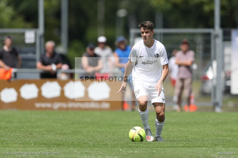 Fabio Gobbo, Sportgelände, Karlburg, 27.06.2021, Freundschaftsspiele, sport, action, Fussball, Deutschland, Juni 2021, Saison 2021/2022, TUS, TSV, TuS Frammersbach, TSV Karlburg - Bild-ID: 2296836