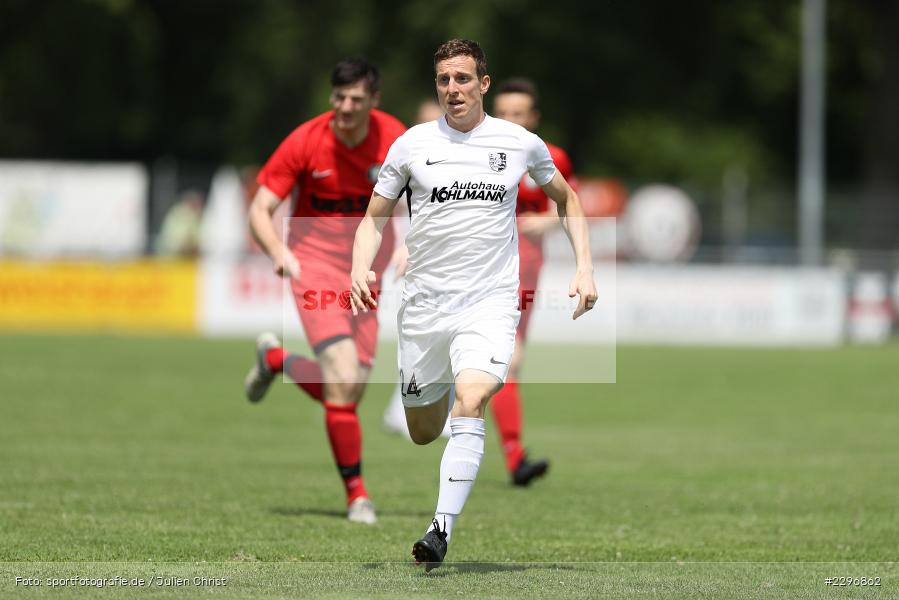 Sebastian Fries, Sportgelände, Karlburg, 27.06.2021, Freundschaftsspiele, sport, action, Fussball, Deutschland, Juni 2021, Saison 2021/2022, TUS, TSV, TuS Frammersbach, TSV Karlburg - Bild-ID: 2296862