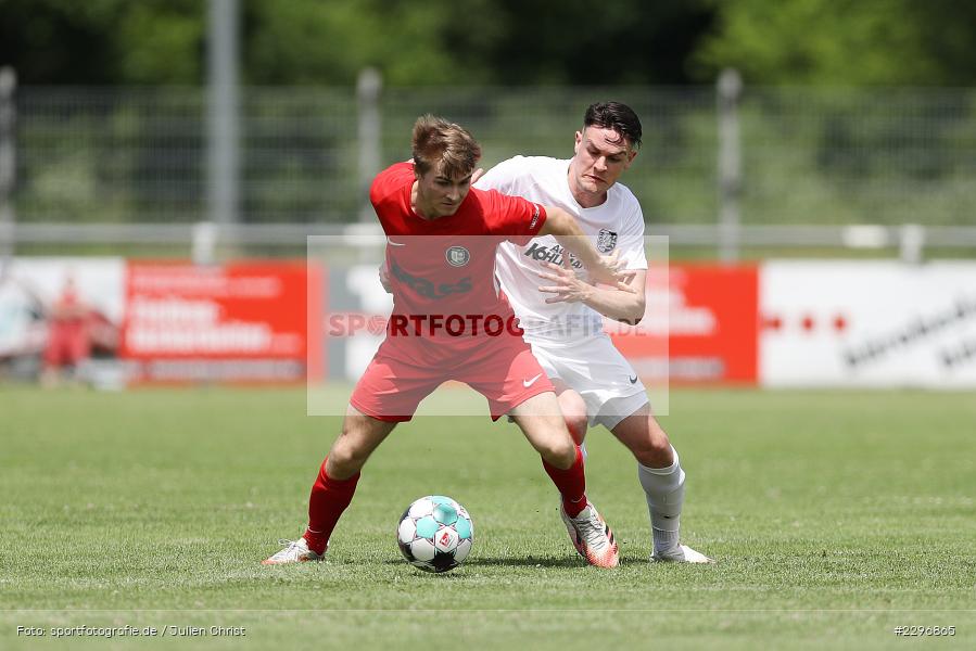 Jan Martin, Tim Zachrau, Sportgelände, Karlburg, 27.06.2021, Freundschaftsspiele, sport, action, Fussball, Deutschland, Juni 2021, Saison 2021/2022, TUS, TSV, TuS Frammersbach, TSV Karlburg - Bild-ID: 2296865