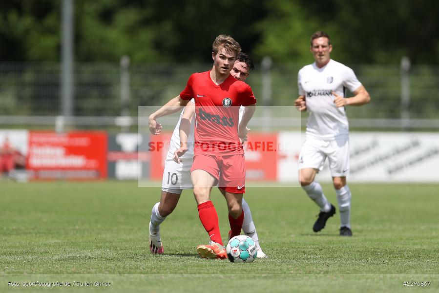Jan Martin, Tim Zachrau, Sportgelände, Karlburg, 27.06.2021, Freundschaftsspiele, sport, action, Fussball, Deutschland, Juni 2021, Saison 2021/2022, TUS, TSV, TuS Frammersbach, TSV Karlburg - Bild-ID: 2296867