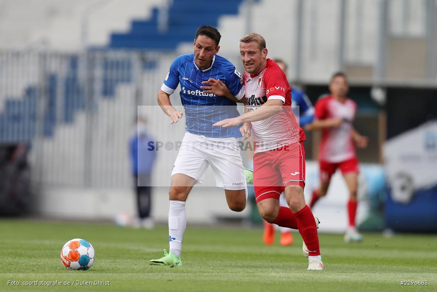 Dominik Stolz, Fabian Schnellhardt, Merck-Stadion, Darmstadt, 01.07.2021, Freundschaftsspiele, sport, action, Fussball, Deutschland, Juli 2021, Saison 2021/2022, 2. Bundesliga, BGL, Swift Hesperange, SVD, Swift Hesperingen, SV Darmstadt 98 - Bild-ID: 2296883
