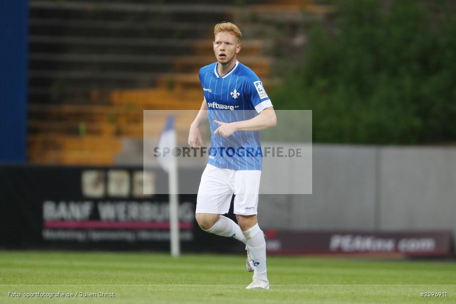 Leon Müller, Merck-Stadion, Darmstadt, 01.07.2021, Freundschaftsspiele, sport, action, Fussball, Deutschland, Juli 2021, Saison 2021/2022, 2. Bundesliga, BGL, Swift Hesperange, SVD, Swift Hesperingen, SV Darmstadt 98 - Bild-ID: 2296911