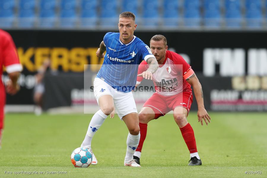 Phillip Tietz, Merck-Stadion, Darmstadt, 01.07.2021, Freundschaftsspiele, sport, action, Fussball, Deutschland, Juli 2021, Saison 2021/2022, 2. Bundesliga, BGL, Swift Hesperange, SVD, Swift Hesperingen, SV Darmstadt 98 - Bild-ID: 2296952