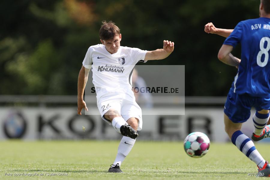 Paul Karle, Sportgelaende in der Au, Karlstadt, 04.07.2021, Freundschaftsspiele, sport, action, Fussball, Deutschland, Juli 2021, Saison 2021/2022, Bezirksliga Unterfranken West, Bayernliga Nord, ASV Rimpar, TSV Karlburg - Bild-ID: 2297033