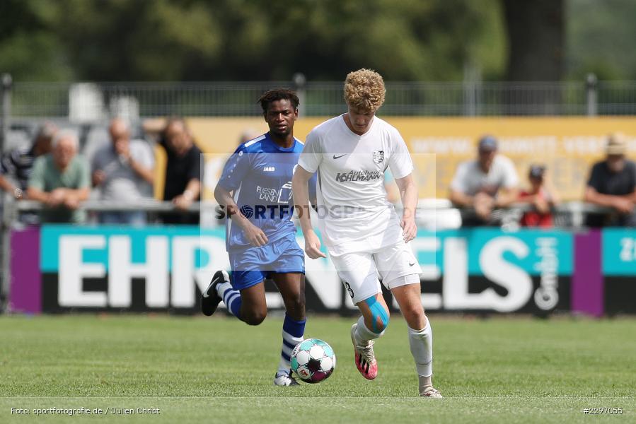 Adrian Winter, Sportgelaende in der Au, Karlstadt, 04.07.2021, Freundschaftsspiele, sport, action, Fussball, Deutschland, Juli 2021, Saison 2021/2022, Bezirksliga Unterfranken West, Bayernliga Nord, ASV Rimpar, TSV Karlburg - Bild-ID: 2297055