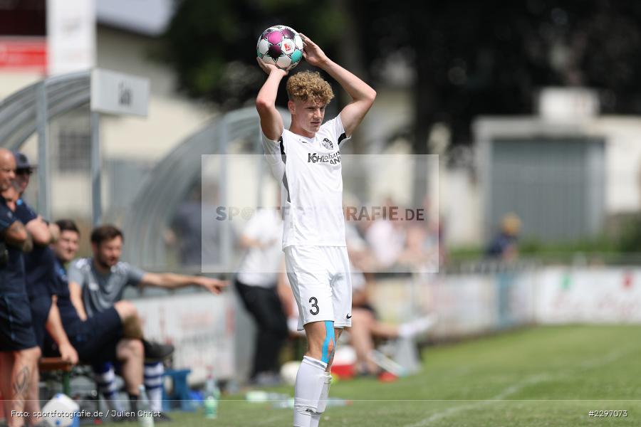 Adrian Winter, Sportgelaende in der Au, Karlstadt, 04.07.2021, Freundschaftsspiele, sport, action, Fussball, Deutschland, Juli 2021, Saison 2021/2022, Bezirksliga Unterfranken West, Bayernliga Nord, ASV Rimpar, TSV Karlburg - Bild-ID: 2297073