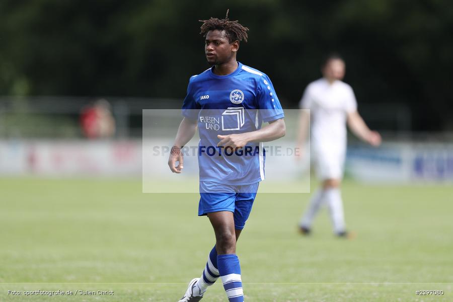 Sadia Balde, Sportgelaende in der Au, Karlstadt, 04.07.2021, Freundschaftsspiele, sport, action, Fussball, Deutschland, Juli 2021, Saison 2021/2022, Bezirksliga Unterfranken West, Bayernliga Nord, ASV Rimpar, TSV Karlburg - Bild-ID: 2297080