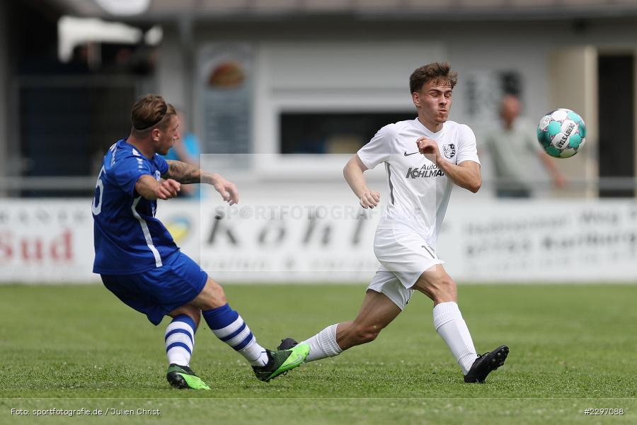 Marco Kramosch, Sportgelaende in der Au, Karlstadt, 04.07.2021, Freundschaftsspiele, sport, action, Fussball, Deutschland, Juli 2021, Saison 2021/2022, Bezirksliga Unterfranken West, Bayernliga Nord, ASV Rimpar, TSV Karlburg - Bild-ID: 2297088