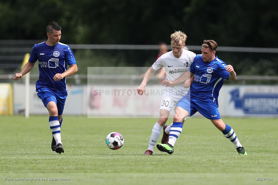 Marco Kunzmann, Sportgelaende in der Au, Karlstadt, 04.07.2021, Freundschaftsspiele, sport, action, Fussball, Deutschland, Juli 2021, Saison 2021/2022, Bezirksliga Unterfranken West, Bayernliga Nord, ASV Rimpar, TSV Karlburg - Bild-ID: 2297106