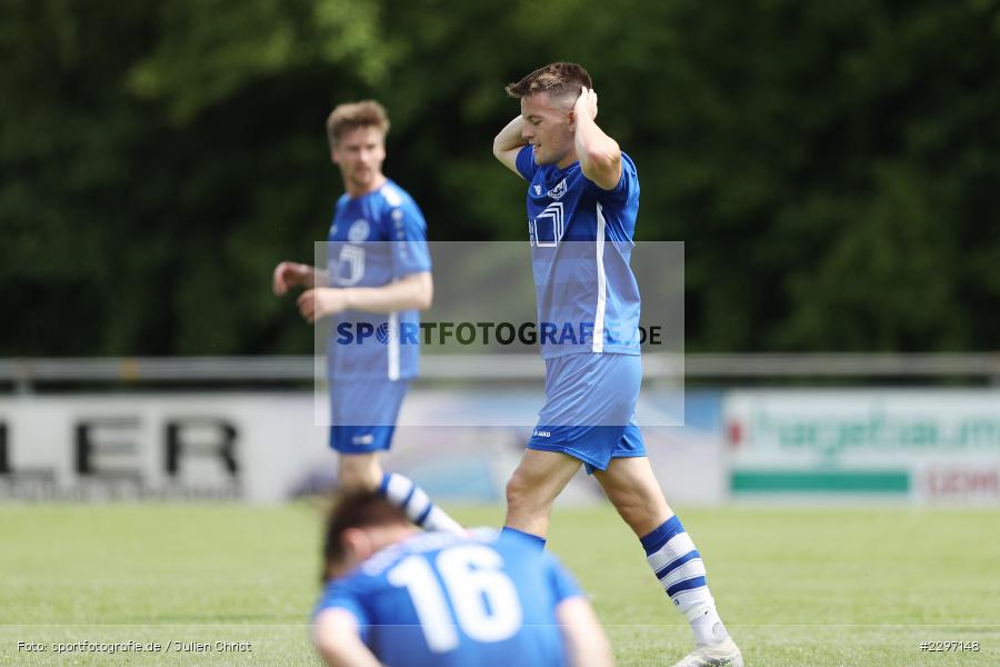 Lukas Behringer, Sportgelaende in der Au, Karlstadt, 04.07.2021, Freundschaftsspiele, sport, action, Fussball, Deutschland, Juli 2021, Saison 2021/2022, Bezirksliga Unterfranken West, Bayernliga Nord, ASV Rimpar, TSV Karlburg - Bild-ID: 2297148