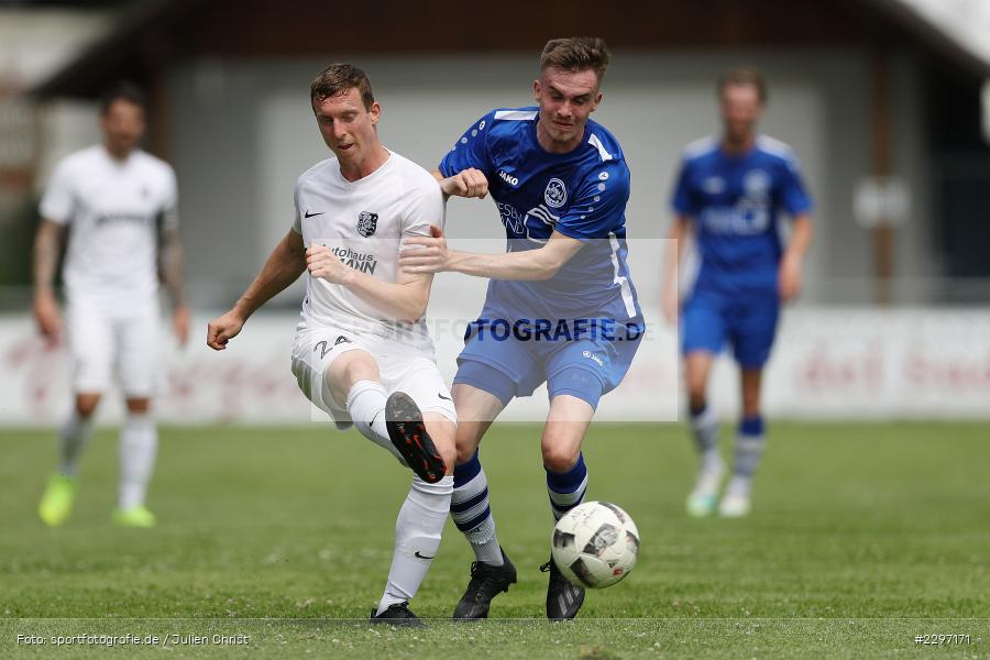 Sebastian Fries, Sportgelaende in der Au, Karlstadt, 04.07.2021, Freundschaftsspiele, sport, action, Fussball, Deutschland, Juli 2021, Saison 2021/2022, Bezirksliga Unterfranken West, Bayernliga Nord, ASV Rimpar, TSV Karlburg - Bild-ID: 2297171