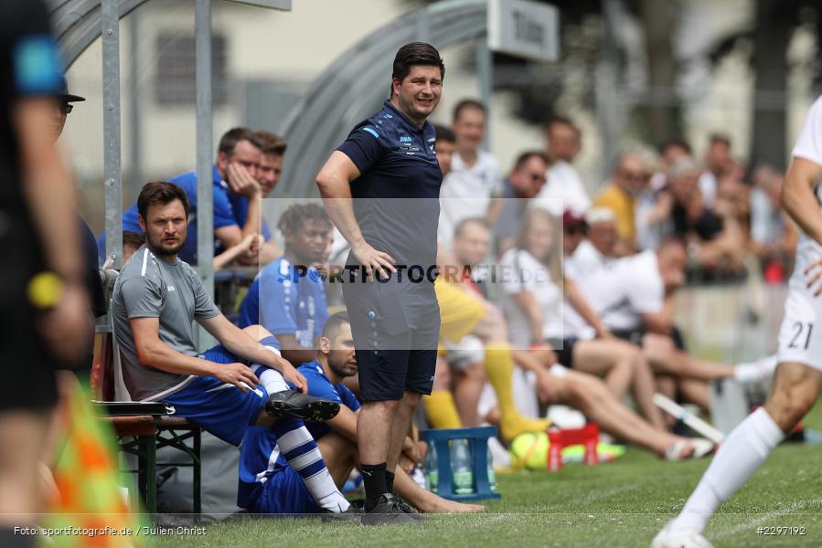 Trainer, Marcel Heck, Sportgelaende in der Au, Karlstadt, 04.07.2021, Freundschaftsspiele, sport, action, Fussball, Deutschland, Juli 2021, Saison 2021/2022, Bezirksliga Unterfranken West, Bayernliga Nord, ASV Rimpar, TSV Karlburg - Bild-ID: 2297192 Trainer, Marcel Heck, Sportgelaende in der Au, Karlstadt, 04.07.2021, Freundschaftsspiele, sport, action, Fussball, Deutschland, Juli 2021, Saison 2021/2022, Bezirksliga Unterfranken West, Bayernliga Nord, ASV Rimpar, TSV Karlburg - Bild-ID: 2297192