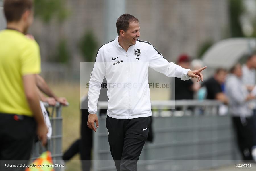 Markus Köhler, Städtisches Sportzentrum, Alzenau in Unterfranken, 11.07.2021, sport, action, Fussball, Deutschland, Testspiel, Freundschaftsspiele, Juli 2021, Saison 2021/2022, Bayernliga, Hessenliga, TSV Karlburg, FC Bayern Alzenau - Bild-ID: 2297371