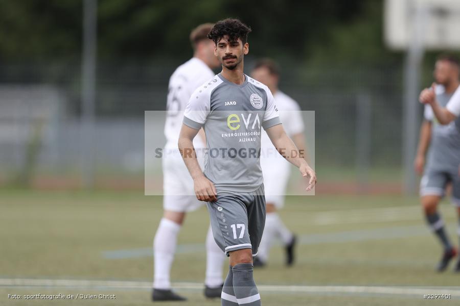 Antonio Tyrokomos, Städtisches Sportzentrum, Alzenau in Unterfranken, 11.07.2021, sport, action, Fussball, Deutschland, Testspiel, Freundschaftsspiele, Juli 2021, Saison 2021/2022, Bayernliga, Hessenliga, TSV Karlburg, FC Bayern Alzenau - Bild-ID: 2297401