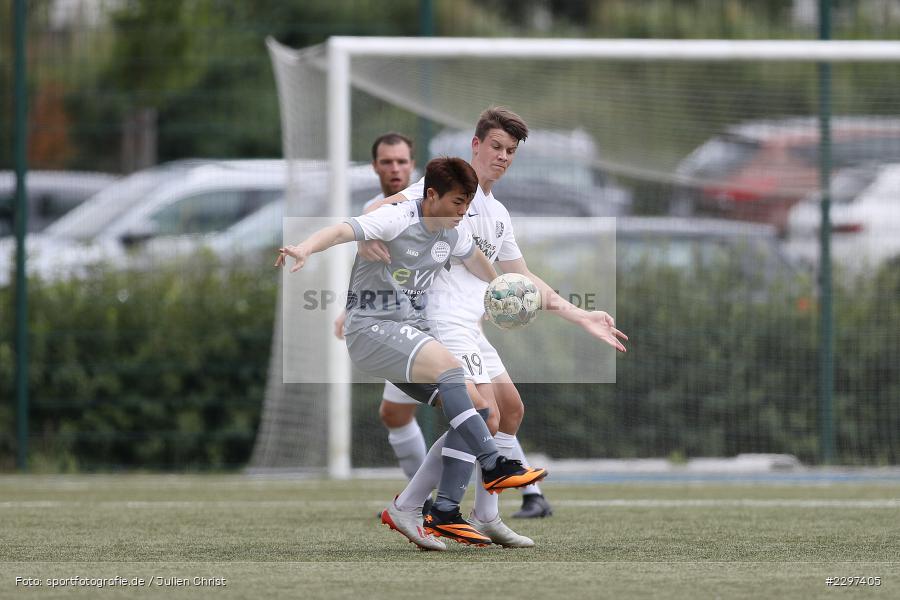 Mingi Kang, Städtisches Sportzentrum, Alzenau in Unterfranken, 11.07.2021, sport, action, Fussball, Deutschland, Testspiel, Freundschaftsspiele, Juli 2021, Saison 2021/2022, Bayernliga, Hessenliga, TSV Karlburg, FC Bayern Alzenau - Bild-ID: 2297405