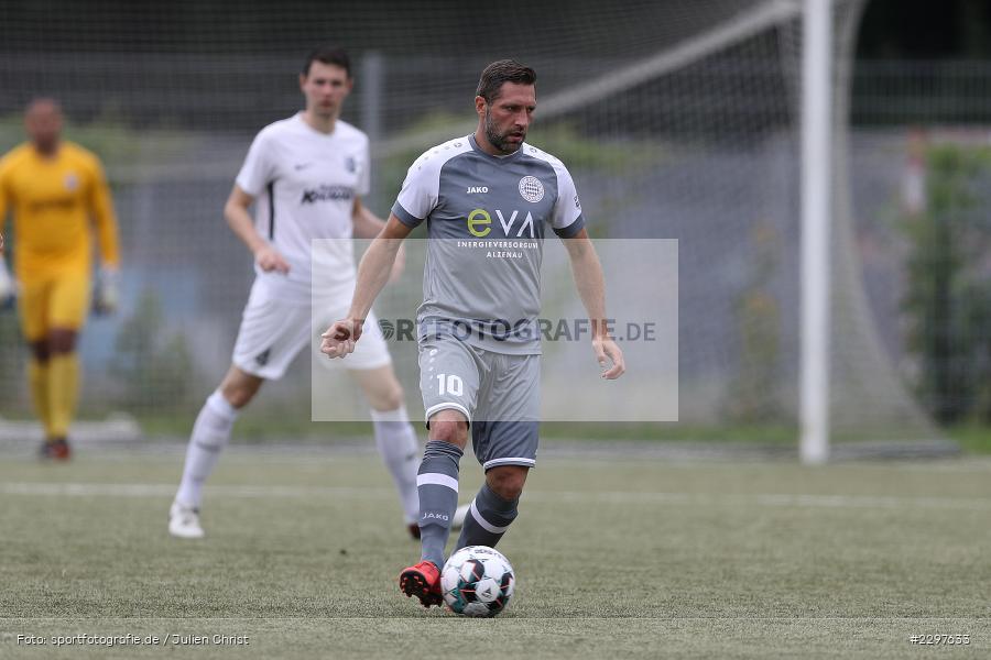 Peter Sprung, Städtisches Sportzentrum, Alzenau in Unterfranken, 11.07.2021, sport, action, Fussball, Deutschland, Testspiel, Freundschaftsspiele, Juli 2021, Saison 2021/2022, Bayernliga, Hessenliga, TSV Karlburg, FC Bayern Alzenau - Bild-ID: 2297633