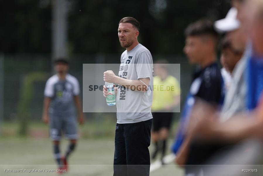 Trainer, Murat Özbahar, Städtisches Sportzentrum, Alzenau in Unterfranken, 11.07.2021, sport, action, Fussball, Deutschland, Testspiel, Freundschaftsspiele, Juli 2021, Saison 2021/2022, Bayernliga, Hessenliga, TSV Karlburg, FC Bayern Alzenau - Bild-ID: 2297673