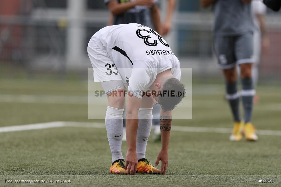 Hadern, Pascal Jeni, Städtisches Sportzentrum, Alzenau in Unterfranken, 11.07.2021, sport, action, Fussball, Deutschland, Testspiel, Freundschaftsspiele, Juli 2021, Saison 2021/2022, Bayernliga, Hessenliga, TSV Karlburg, FC Bayern Alzenau - Bild-ID: 2297681