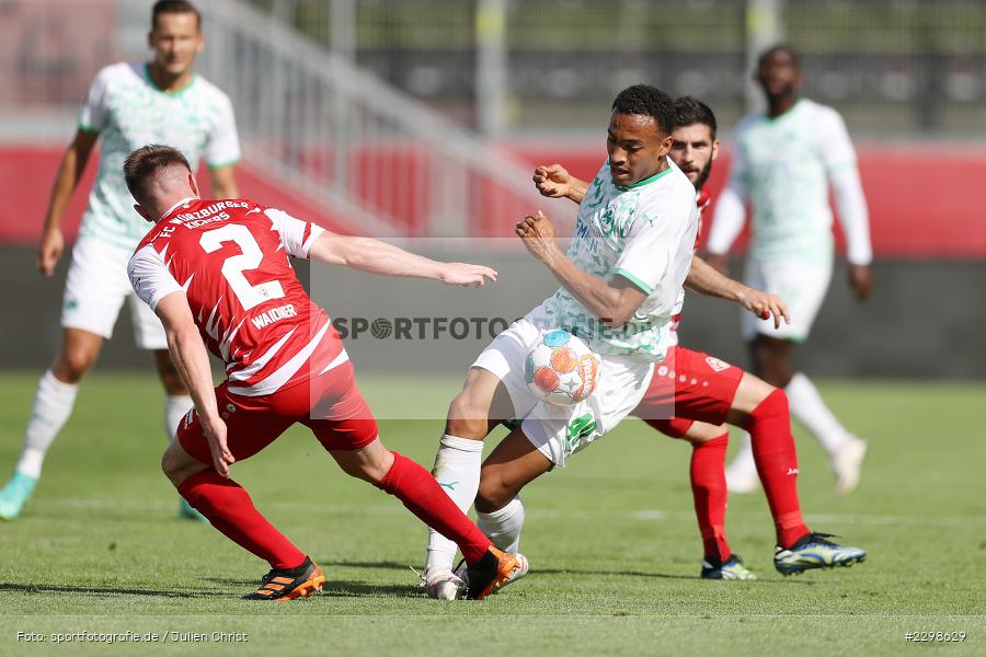 Dennis Waidner, Jamie Leweling, FLYERALARM Arena, Würzburg, 14.07.2021, DFL, Freundschaftsspiele, sport, action, Fussball, Deutschland, Juli 2021, Saison 2021/2022, SGF, FWK, Bundesliga, 3. Liga, SpVgg Greuther Fürth, FC Würzburger Kickers - Bild-ID: 2298629 Dennis Waidner, Jamie Leweling, FLYERALARM Arena, Würzburg, 14.07.2021, DFL, Freundschaftsspiele, sport, action, Fussball, Deutschland, Juli 2021, Saison 2021/2022, SGF, FWK, Bundesliga, 3. Liga, SpVgg Greuther Fürth, FC Würzburger Kickers - Bild-ID: 2298629