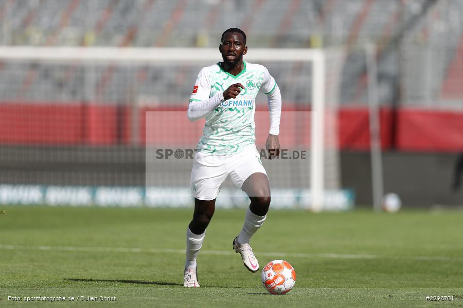 Abdourahmane Barry, FLYERALARM Arena, Würzburg, 14.07.2021, DFL, Freundschaftsspiele, sport, action, Fussball, Deutschland, Juli 2021, Saison 2021/2022, SGF, FWK, Bundesliga, 3. Liga, SpVgg Greuther Fürth, FC Würzburger Kickers - Bild-ID: 2298701