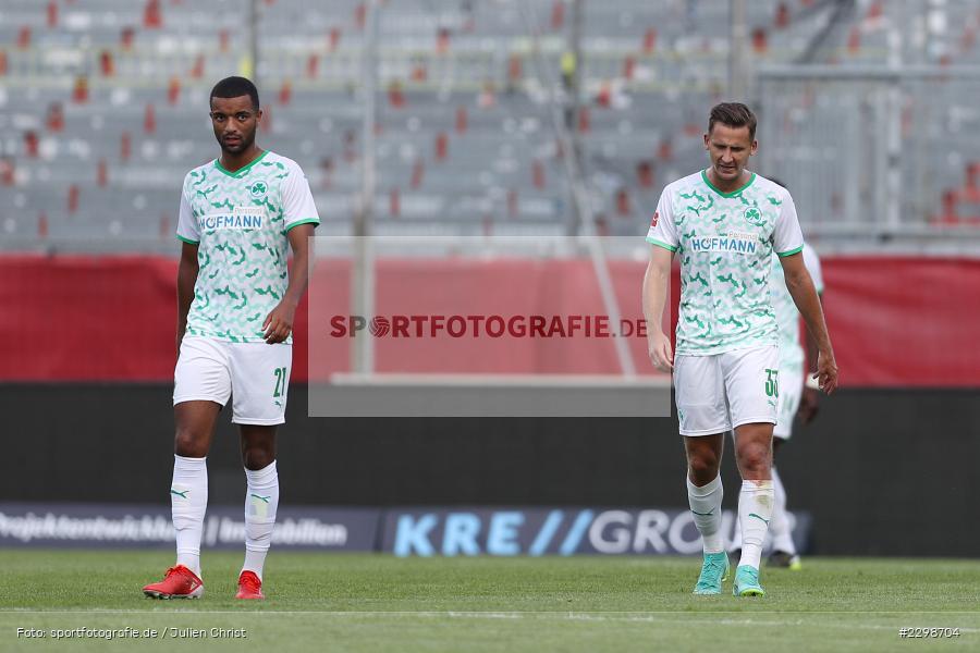 Enttäuscht, Paul Seguin, FLYERALARM Arena, Würzburg, 14.07.2021, DFL, Freundschaftsspiele, sport, action, Fussball, Deutschland, Juli 2021, Saison 2021/2022, SGF, FWK, Bundesliga, 3. Liga, SpVgg Greuther Fürth, FC Würzburger Kickers - Bild-ID: 2298704