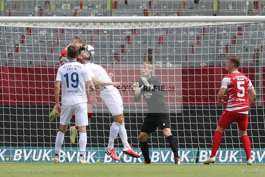 Maximilian Breunig, FLYERALARM Arena, Würzburg, 17.07.2021, DFL, Freundschaftsspiele, sport, action, Fussball, Deutschland, Juli 2021, Saison 2021/2022, FCC, FWK, Regionalliga Nordost, 3. Liga, FC Carl Zeiss Jena, FC Würzburger Kickers - Bild-ID: 2299848