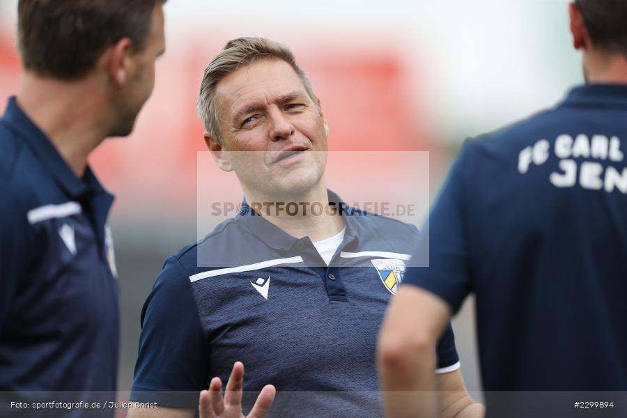 Trainer, Dirk Kunert, FLYERALARM Arena, Würzburg, 17.07.2021, DFL, Freundschaftsspiele, sport, action, Fussball, Deutschland, Juli 2021, Saison 2021/2022, FCC, FWK, Regionalliga Nordost, 3. Liga, FC Carl Zeiss Jena, FC Würzburger Kickers - Bild-ID: 2299894 Trainer, Dirk Kunert, FLYERALARM Arena, Würzburg, 17.07.2021, DFL, Freundschaftsspiele, sport, action, Fussball, Deutschland, Juli 2021, Saison 2021/2022, FCC, FWK, Regionalliga Nordost, 3. Liga, FC Carl Zeiss Jena, FC Würzburger Kickers - Bild-ID: 2299894