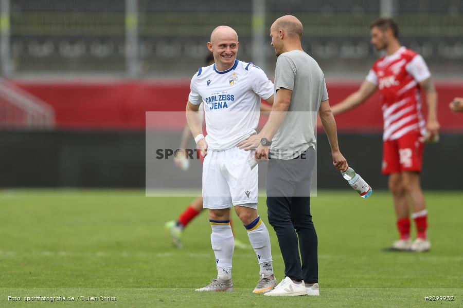 Tobias Werner, Maximilian Krauß, FLYERALARM Arena, Würzburg, 17.07.2021, DFL, Freundschaftsspiele, sport, action, Fussball, Deutschland, Juli 2021, Saison 2021/2022, FCC, FWK, Regionalliga Nordost, 3. Liga, FC Carl Zeiss Jena, FC Würzburger Kickers - Bild-ID: 2299932 Tobias Werner, Maximilian Krauß, FLYERALARM Arena, Würzburg, 17.07.2021, DFL, Freundschaftsspiele, sport, action, Fussball, Deutschland, Juli 2021, Saison 2021/2022, FCC, FWK, Regionalliga Nordost, 3. Liga, FC Carl Zeiss Jena, FC Würzburger Kickers - Bild-ID: 2299932
