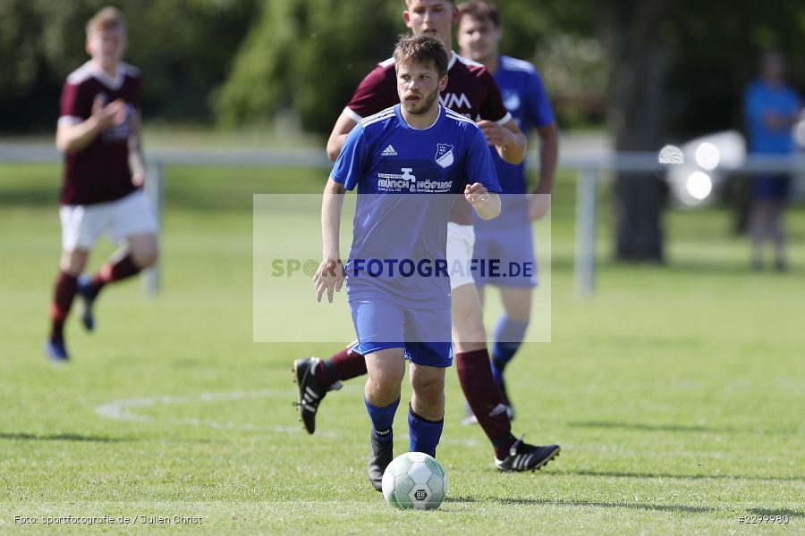 Philipp Göbel, Sportplatz, Gössenheim, 18.07.2021, Freundschaftsspiele, sport, action, Fussball, Deutschland, Juli 2021, Saison 2021/2022, TSV Partenstein, FC Gössenheim - Bild-ID: 2299980
